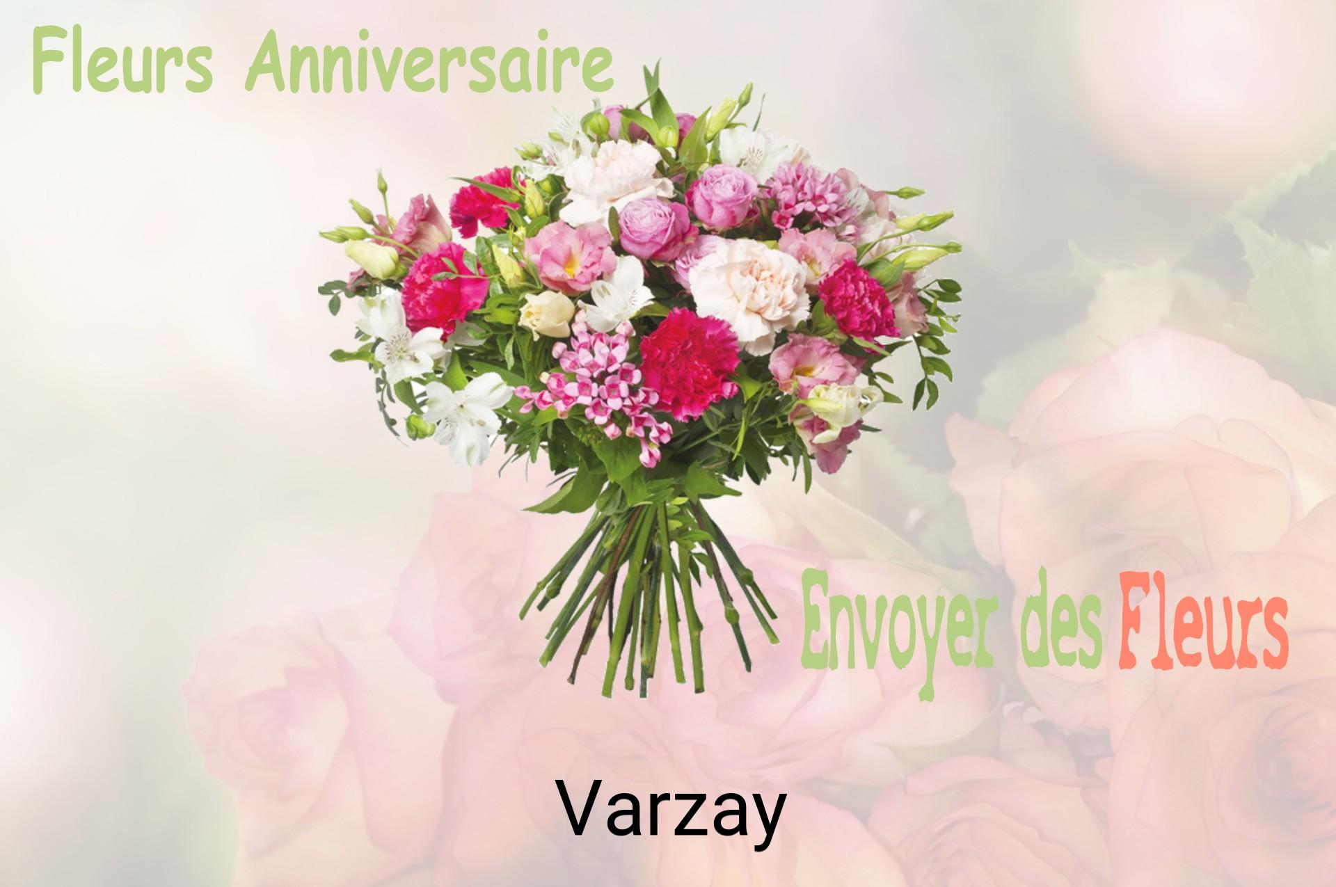 Bouquet de fleurs d’anniversaire livré à Varzay