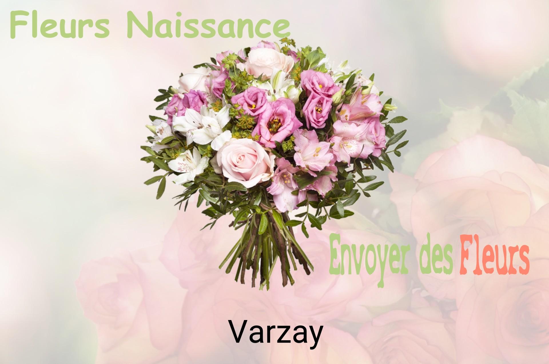 Bouquet de fleurs de naissance livré à Varzay
